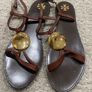 Tory Burch Paris Multi Strap Sandal sz 11